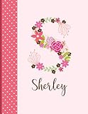 Sherley Monogrammed Personalized Lined Journal With Inspirational Quotes