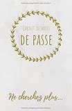Carnet De Mots De Passe Annuaire De Mots De Passe Vierge Avec Une Couronne Dor Enregistrez Vos Identifiants Login Mots De Passe Oublis Et Codes Emplacements Classs Par Ordre Alphabtique