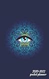 20202022 Pocket Planner Spiritual Third Eye Mandala Three Year 36 Months Agenda Diary Calendar With Inspirational Quotes 3 Year Monthly Organizer With Phone Book Password Log Notebook