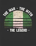 The Man The Myth The Legend Nigeria Flag Sunset Personalized Gift Idea For Nigerian Coworker Friend Or Boss 2020 Calendar Daily Weekly Monthly Planner Organizer
