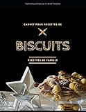 Carnet Pour Recettes De Biscuits Ides Cadeaux 2019 100 Pages Livre De Recettes Vierge Personnalis Pour Crire Des Recettes