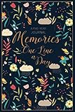 Memories One Line A Day A Fiveyear Journal Beautiful Mindfulness Diary Daily Memory Book Gift Ideas Flowers