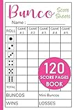 Bunco Score Sheets Bunco Score Sheets With Mini Bunco Pads Cards Game Kit Party Supplies Dice Game Gift Vol3