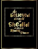 She Believed She Could So She Did 20202025 Monthly Planner 6 Year Planner 72 Months Calendar Six Year Appointment Schedule Organizer Personal Agenda Academic Daily Weekly Inspirational Quotes