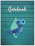Notebook Disney Frozen 2 Bruni The Salamander Cool As Ice Disney Frozen Blank Ruled Elsa Princess Frozen Notebook For Girls With 110 Pages Of For Drawing Doodling Or Learning For Kids