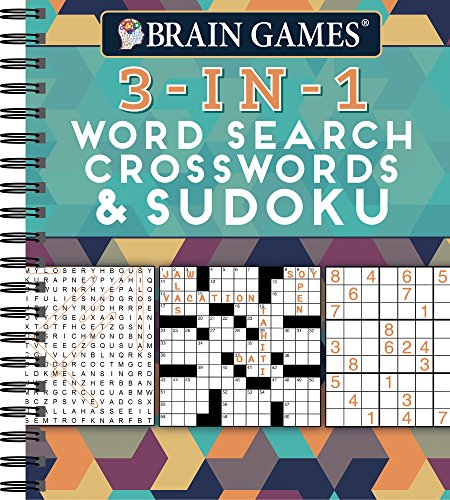 Brain Games — 3-In-1 Puzzle Book