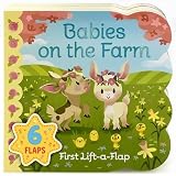 Babies On The Farm Chunky Liftaflap Board Book Babies Love