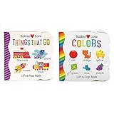 2 Pack Chunky Liftaflap Board Books Colors Things That Go Liftaflap Books Babies Love