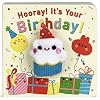 Hooray It's Your Birthday! Finger Puppet Board Book for Celebrations & Parties Ages 1-4 (Finger Puppet Board Books)