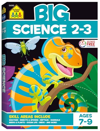 School Zone Big Science Workbook Ages 7-9 cover