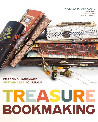 Portada de Treasure Book Making: Crafting Handmade Sustainable Journals (Create Diary DIYs and Papercrafts without Bookbinding Tools)