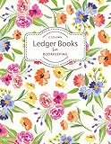 Ledger Books For Bookkeeping Colorful Flowers 2 Column Accounting Ledger Book Columnar Notebook Budgeting And Money Management Home School Office Supplies