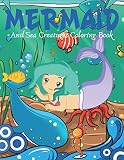 Mermaid And Sea Creatures Coloring Book Cute Nautical Themed Coloring Dot To Dot And Word Search Puzzles Provide Hours Of Fun For Creative Young Children