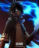 Dabi My Hero Academia Themed 75 X 925 Nifty Blank Wide Lined Workbook For Students Teens Kids For School College Home For Diary Writing Notes