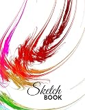 Sketch Book Notebook For Drawing Writing Painting Sketching Or Doodling 110 Pages 85x11 Premium Abstract Cover Vol41