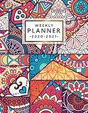 Weekly Planner 20202021 2 Year Weekly Daily View Organizer Agenda With Todos Funny Holidays Inspirational Quotes Vision Boards Notes Funky Islam Mandala Pattern