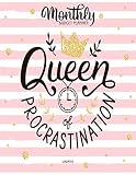 Queen Of Procrastination Undated Monthly Budget Planner Large Annual Financial Budget Planner And Tracker With Inspirational Quotes Household Budget Planner