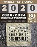 5 Year Monthly Planner 20202024 At A Glance Planner 5 Year 20202024 Monthly Planner Calendar 5 Year Planner For 60 Months With Internet Record Each Day Adds Up To Big Results Design
