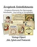 Scrapbook Embellishments Emphera Elements For Decoupage Notebooks Journaling Or Scrapbooks