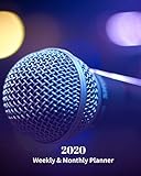 2020 Weekly And Monthly Planner Microphone Monthly Calendar With Usuk Canadianchristianjewishmuslim Holidays Calendar In Reviewnotes 8 X 10 Inmusic Musical Instruments Singing