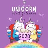 Unicorn Wall Calendar 2020 Illustrated Calendar With Extra Coloring Pages Featuring Magic Unicorns And Horses For Kids And Adults Unicorn Calendars Series