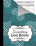 Inventory Log Book Ledger Keeper Accounting Tracking Sheets Record Tracking Book Organizer