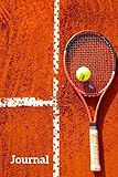 Journal Novelty Tennis Notebok Gifts For Men And Women Tennis Court And Racket Lined Paperback A5 Notebook 6 X 9 Small Medium Size Notepad Book Tennis Funny Novelty Gag Humour Books