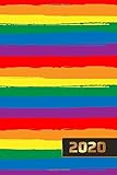 2020 Beautiful Bold Colorful Rainbow Pride Pocket Calendar Helps Keep Your World On Schedule Daily Weekly Monthly View Basic Lgbt Plain Simple One 1 Year Agenda To Do Lists And More