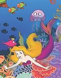 Mermaid Activity Book Favor Cute Nautical Themed Color Dot To Dot And Word Search Puzzles Provide Hours Of Fun For Creative Young Kids