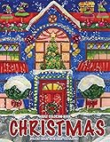 Christmas Adult Coloring Book Stress Relieving Coloring Pages Coloring Book For Relaxation