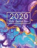 2020 Weekly Appointment Planner Marble Paint Appointment Book 2020 Daily And Hourly Planner 52 Weeks Monday To Sunday 8am 9pm In 15 Minutes Time Planner Calendar With 15 Minute Interval