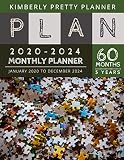 5 Year Monthly Planner 20202024 20202024 Five Year Planner Internet Logbook And Journal 60 Months Calendar 5 Year Monthly Plan Year 2020 2021 2022 2023 2024 Jigsaw Puzzle Design