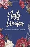 20202021 2year Pocket Planner Nasty Woman Monthly Planner And Pocket Calendar Personal Organizers Agendas And Monthly Calendar Planners