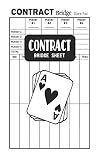 Contract Bridge Sheet Contract Bridge Score Pads