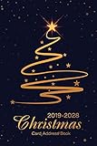 20192028 Christmas Card Address Book A Tenyear Address Book Tracker For Holiday Card Mailings Greeting Cards You Send And Receive 10 Year Book List For Ten Year Send Receive