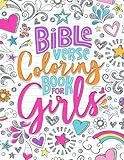 Bible Verse Coloring Book For Girls 35 Color Pages Of Lettering Art Of Inspirational Motivational Scripture With Mindful Patterns For Ages 913