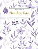 Monthly Bill Planner And Organizer Monthly Billing Planner 3 Year Calendar 20202022 Paycheck Bill Planer With Income Listweekly Expense Tracker Workbook Financial Planner Budget Book