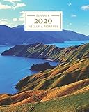 2020 Weekly And Monthly Plannercalendar Jan 2020 Dec 2020 New Zealand Pretty Scenery