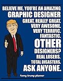 Funny Trump Planner 2020 Planner For Graphic Designer Funny Graphic Designing Gifts