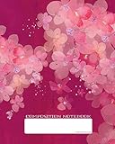 Composition Notebook College Ruled Japanese Pink Cherry Blossoms Back To School Composition Book For Teachers Students Kids And Teens 120 Pages 60 Sheets 8 X 10 Inches