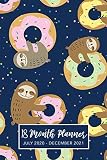 18 Month Planner July 2020december 2021 Sloth Cute Cover 20202021 Two Year Daily Weekly Monthly Calendar Planner For Todo List Or Goal Agenda Planner Organizer Agenda And Calendar
