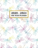 20202024 Five Year Planner Pretty Dragonfly Insect Line Art 60 Month Calendar And Log Book Business Team Time Management Plan Agile Sprint 5 Year 2020 2021 2022 2023 2024 Calendar