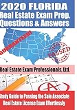 2020 Florida Real Estate Exam Prep Questions Answers Study Guide To Passing The Sales Associate Real Estate License Exam Effortlessly