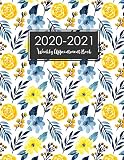 20202021 Weekly Appointment Book Daily Hourly Planner Flower Cover 14 Months July 2020 August 2021 Academic Weekly Monthly Planner Appointment Book 15 Minute Increments