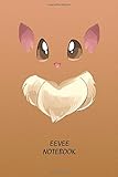 Eevee Notebook Anime Lover Notebook 112 Lined Pages 6 X 9 Gift Schooloffice Pokemon Eevee