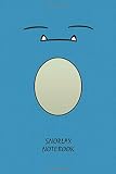 Snorlax Notebook Anime Lover Notebook 112 Lined Pages 6 X 9 Gift Schooloffice Pokemon Snorlax