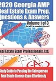 2020 Georgia Amp Real Estate Exam Prep Questions And Answers Study Guide To Passing The Salesperson Real Estate License Exam Effortlessly Volume 1 Of 3