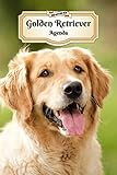 2020 Golden Retriever Agenda 107 Pagine Dimensioni Din A5 Pianificatore Settimanale 12 Mesi Due Pagine Per Settimana Calendario Diario Cane