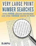Very Large Print Number Searches Over 4000 Number Sequences And Over 40000 Digits To Find