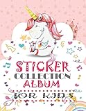 Sticker Collection Album For Kids Blank My Favorite Stickers Collecting Book For Kids Keeping Notebook For Imagine With Create Activity Ideas With For Toddlers Girls Boys Ages 610